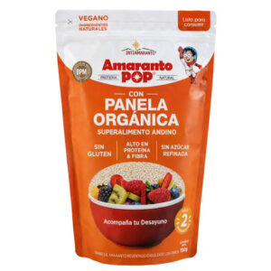 Amaranto Pop con Panela Orgánica